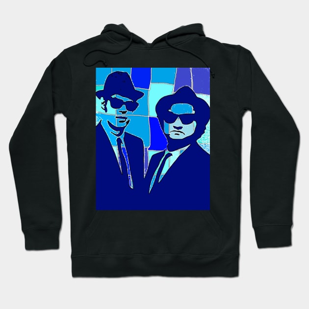 Blues Brother blues by LowEndGraphics Hoodie by LowEndGraphics